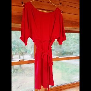 Jessica Simpson-Red dress